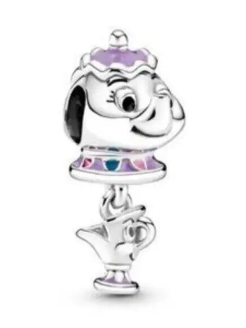 PANDORA Disney Mrs Potts Chip Charm